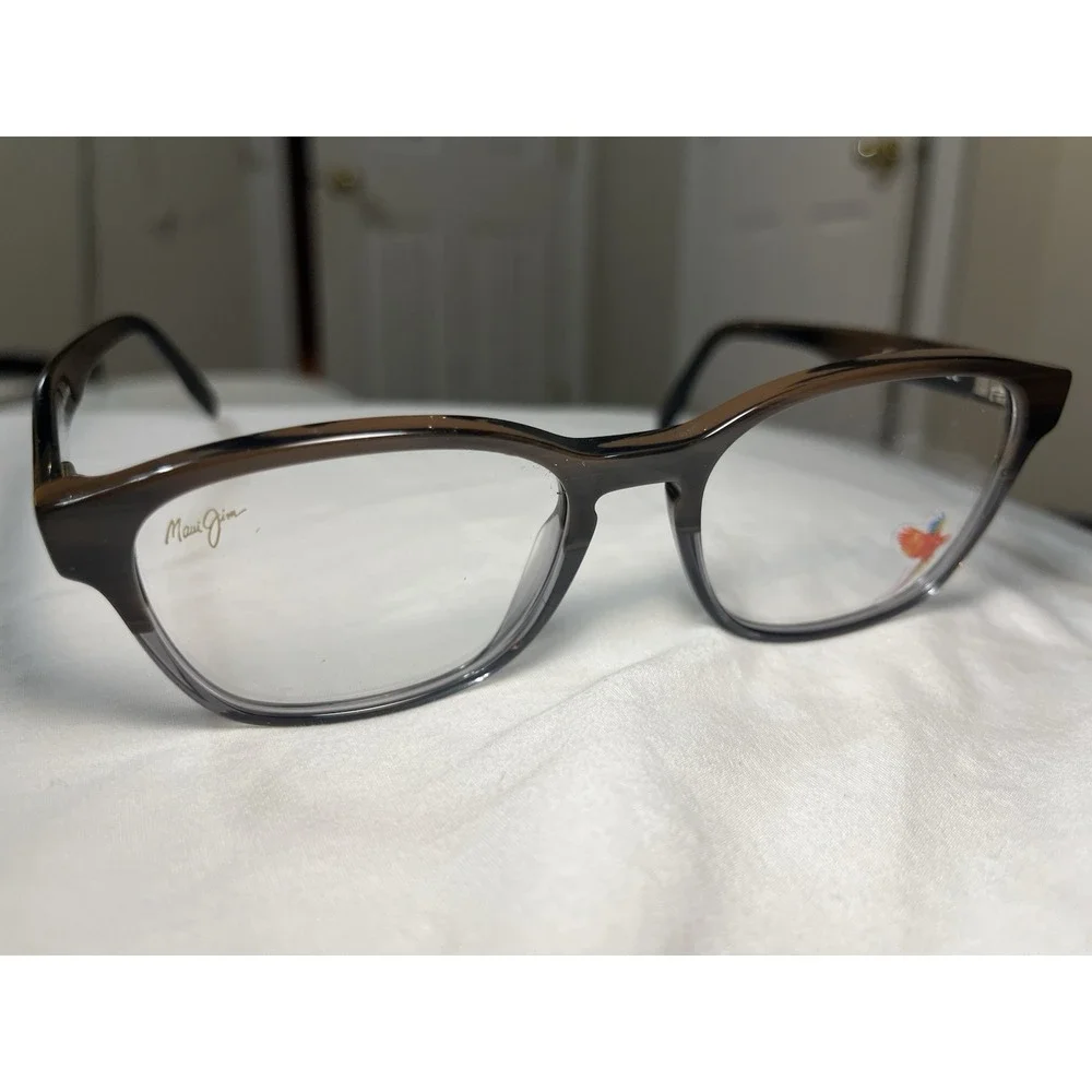 Maui Jim Eyeglasses Glasses MJO 2125-19B Brown Smoke Gray Gradient 53-19-145
